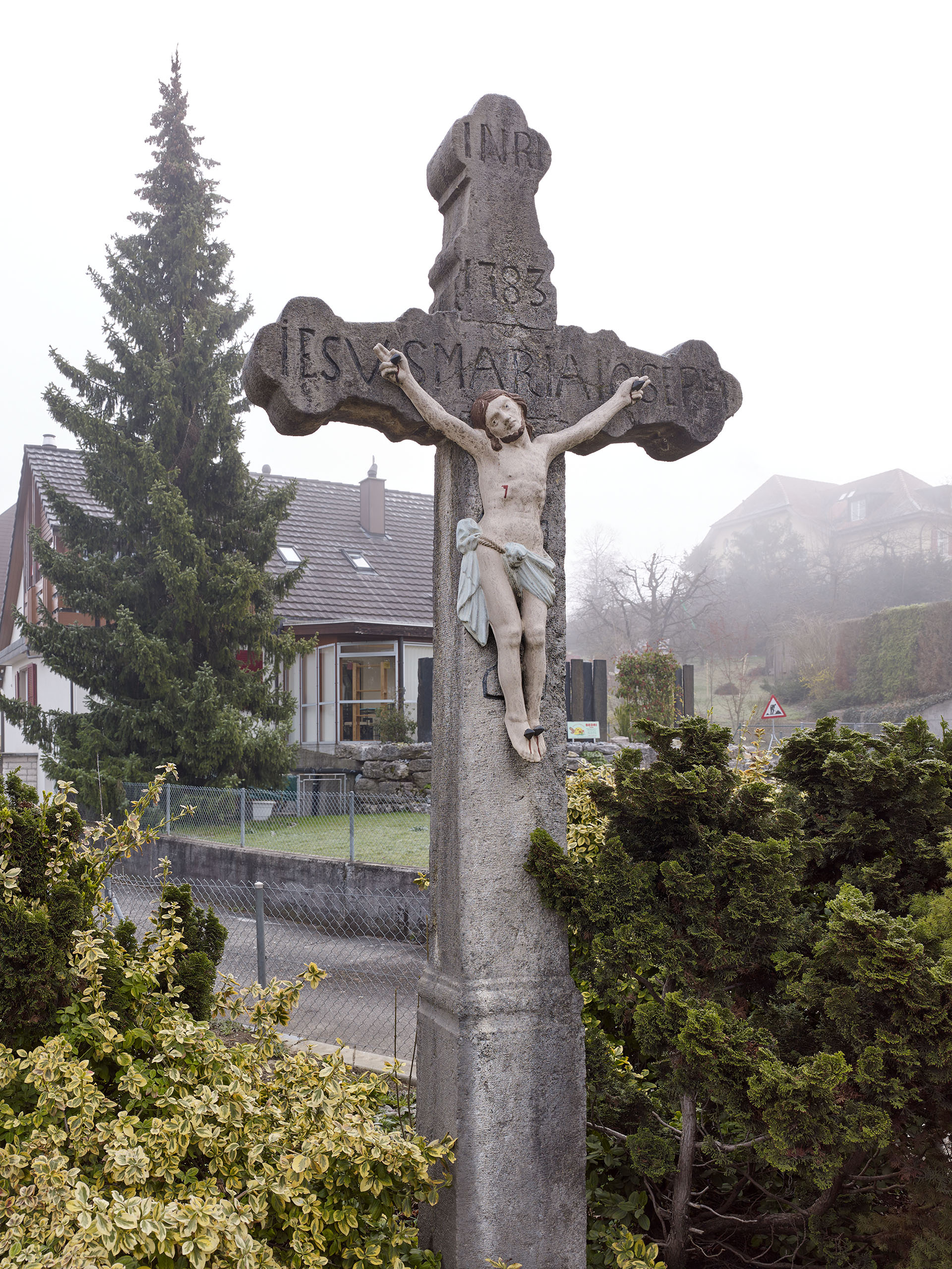 Steinkreuz von 1783 im Unterdorf